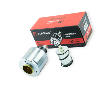 реле втягив.Lanos (3 отв. тип VALEO) Flagmus 90421722 - зображення 1