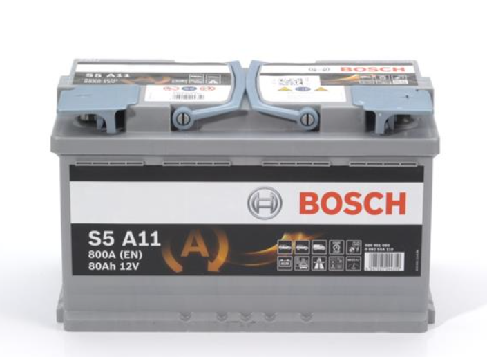 Акумулятор Bosch S5 AGM 80Ah, EN 800 правий "+" 315x175x190 (ДхШхВ) с-ма START-STOP