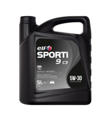 Моторное масло Elf Sporti 9 C3/5W30/5л. / (ACEA C3, API SN/CF, MB-229.52, GM Dexos 2 )