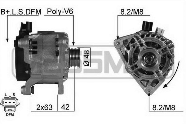 Генератор FORD 210196A - зображення 1