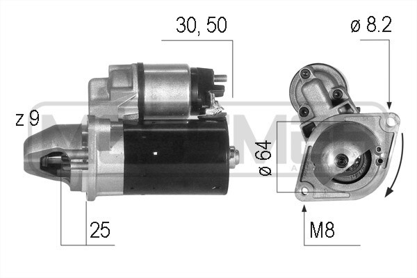 Стартер FIAT,SUZUKI,LANCIA,OPEL,VAUXHALL