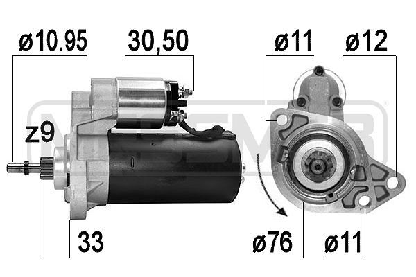 Стартер AUDI,FORD,SKODA,VW,SEAT