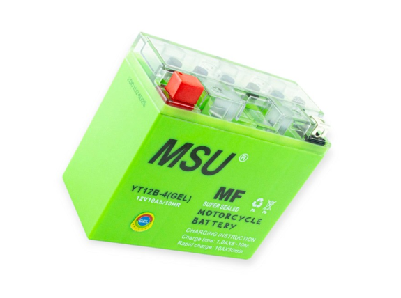 акб  12V10А (150x70x130) гелевый MSU зеленый качество 12B-4