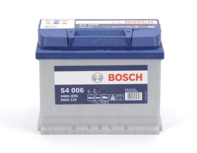 Акумулятор Bosch S4 Silver 60Ah, EN 540 лівий "+" 242x175x190 (ДхШхВ)