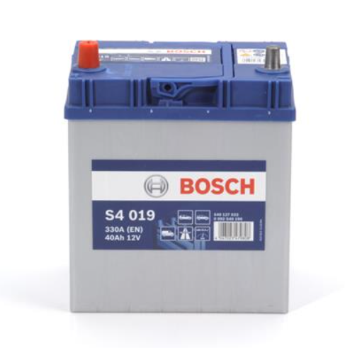 Акумулятор Bosch (J)ТК S4 Silver 40Ah, EN 330 лівий "+" 187x127x228 (ДхШхВ)