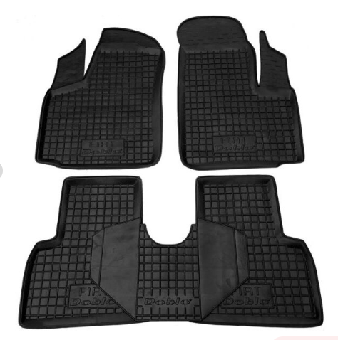 коврики салона Fiat Doblo I 2000-2010  борт 2,5см, с перемычкой