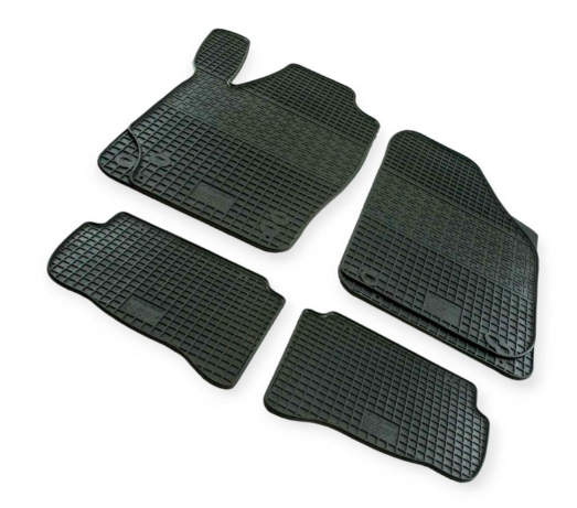 Килимки салону Skoda Fabia I/II 2000-2014, VW Polo 2002-2009 борт 1см, євроклітина Polytep Polytep
