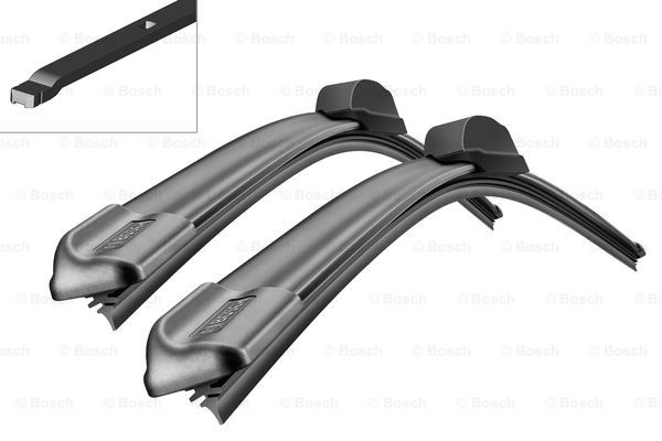 Комплект склоочисників BOSCH / безкаркасні / 650 • 550 мм. / 3397007117 - зображення 1