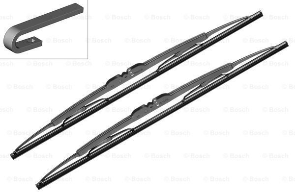 Комплект склоочисників BOSCH / каркасні / 575 • 400 мм. /