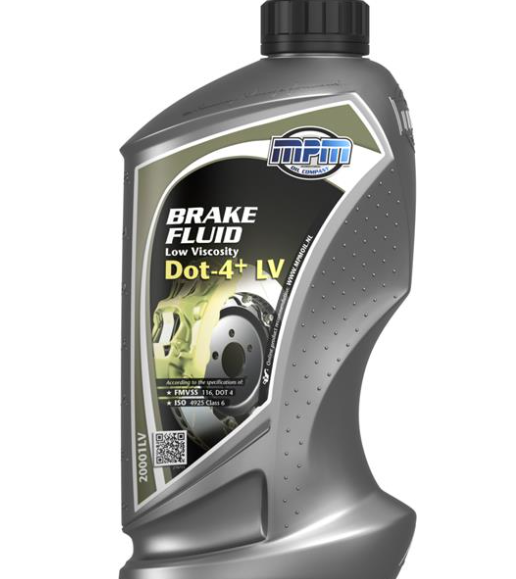 Гальмівна рідина MPM / DOT4+ Lov Viscosity / 1 л. / ( VW 501.14, BMW QV 34 1, GMW 3356) 20001LV - зображення 1