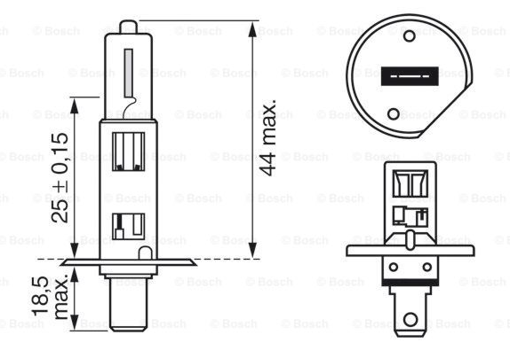 Автомобiльна лампа H1 XenonBlue 12V sB 1 987 301 011 - зображення 3