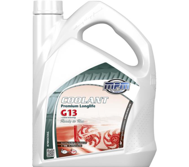 Антифриз MPMOIL Premium Longlife G13 / -40°C / червоний / 5л. /( VW TL 774J (G13) ) 87005CVAG - зображення 1
