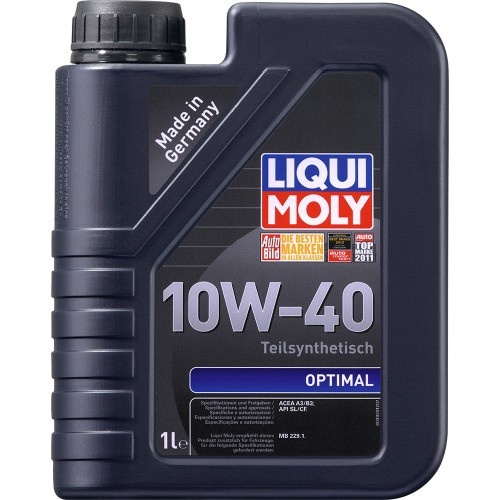 Моторное масло OPTIMAL 10W-40 (API SL/CF, ACEA A3-04/B3-04, MB 229.1) 1Л