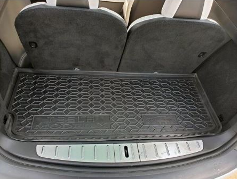 коврик багажника Tesla Model X 2015-2021 задний (7 мест) малый