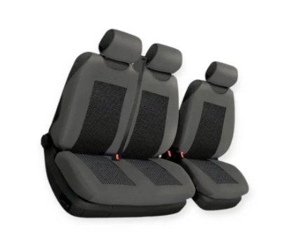 чехлы салона универс. 2+1 передние "ткань" BELTEX Comfort B  графит без подг.