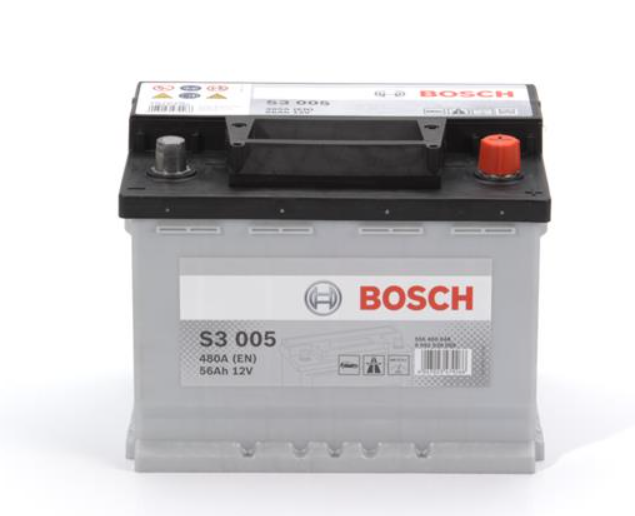 Акумулятор Bosch S3 56Ah, EN 480 правий "+" 242х175х190 (ДхШхВ)