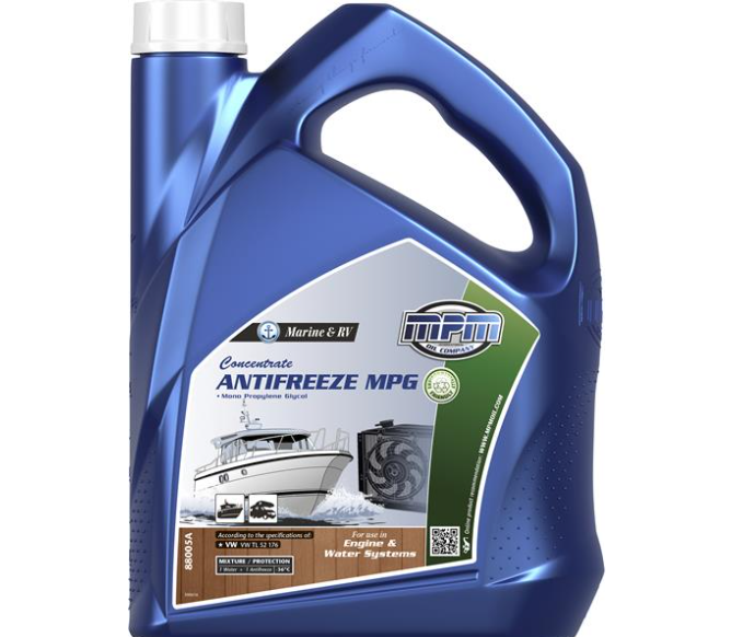 Антифриз MPMOIL MPG ( МоноПропіленГліколь) / концентр. / червоний / 5л. /( VW TL 52 176 )
