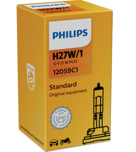 лампа H27/1 12V 27W PHILIPS