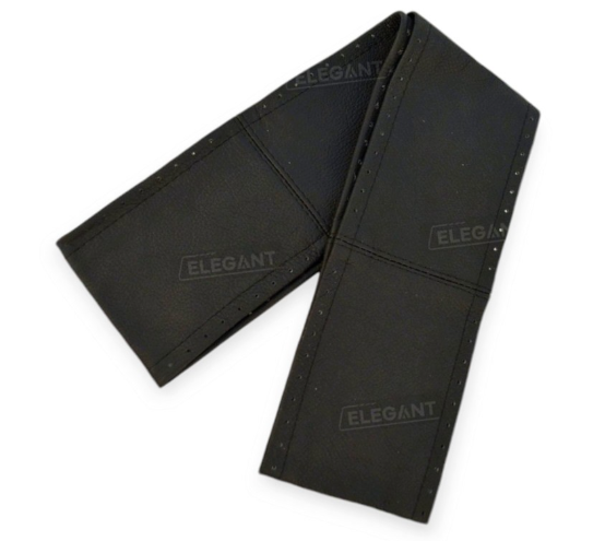 оплетка руля  M  кожа  (37 - 38 см)  черная перфор. Elegant  с иголкой 105 007 - зображення 1
