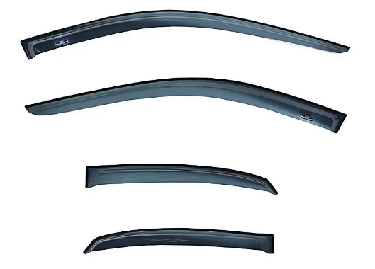 ветровик Volkswagen Tiguan 2007-2016 (скотч) HIC С Хром молдингом