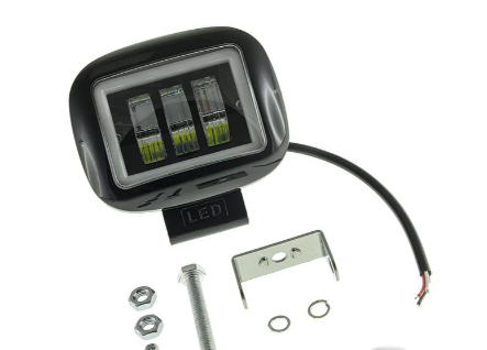 фара дополнительная LED  прямоуг. 120х100х50 (Д/В/Ш) 30W +ДХО