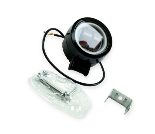 фара дополнительная LED  круглая  75х45 (Дм/Ш) 20W CREE дальний+ДХО