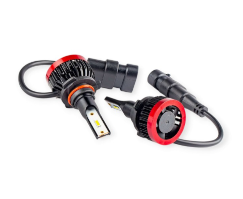 лампа LED HB4 12V EUROTUN K2 50W 8000L 6000K радиатор + вентилятор ET-K2-9006 - зображення 2