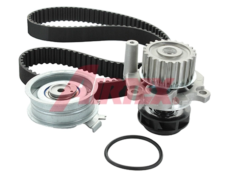 ремкомплект ГРМ (ремень+ролики+помпа) VW Caddy 2.0i  (06-15)  (AIRTEX)