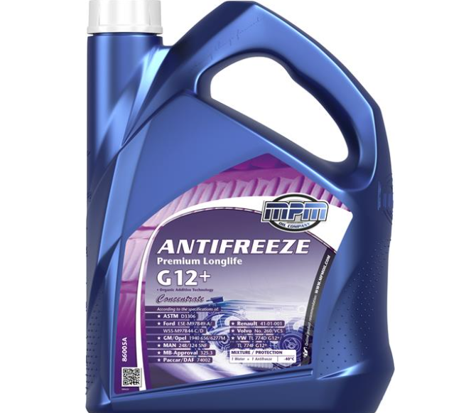 Антифриз MPMOIL / концентрат / червоний / 5л. /( VW TL 774D/F, MB 325.3, FORD WSS-M97B44-D) 86005A - зображення 1