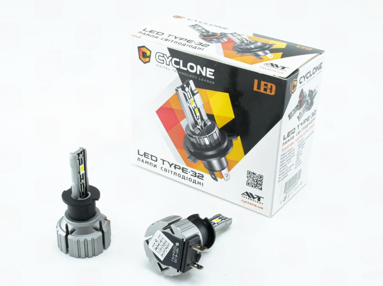 лампа LED H3 12V  15W Type 32 6000K 4800L радиатор