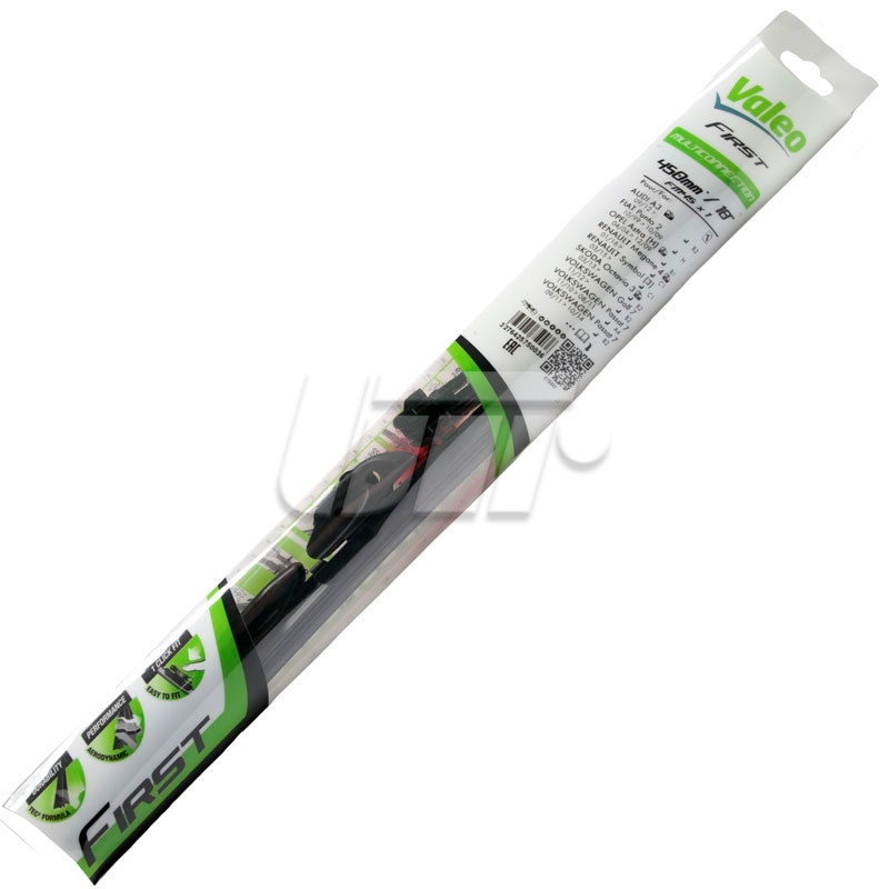 Склоочисник VALEO FIRST MULTICONNECTION 2 / безкаркасний / 450 мм. /