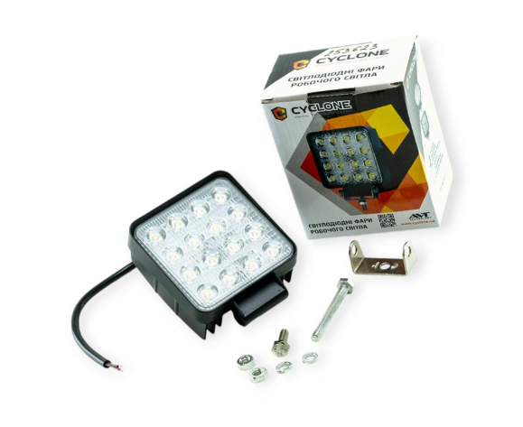 фара дополнительная LED 106х106х60 (Д/В/Ш) 48W ближний