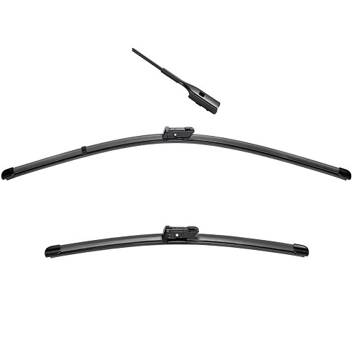 Комплект стеклоочистителей SILENCIO FLAT BLADE SET/бескаркасные/650•475 мм. / + спойлер /