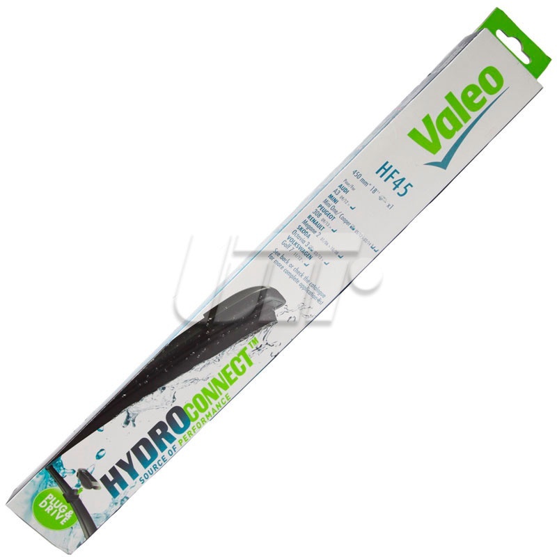 Склоочисник VALEO HYDROCONNECT / безкаркасний / 450 мм. /
