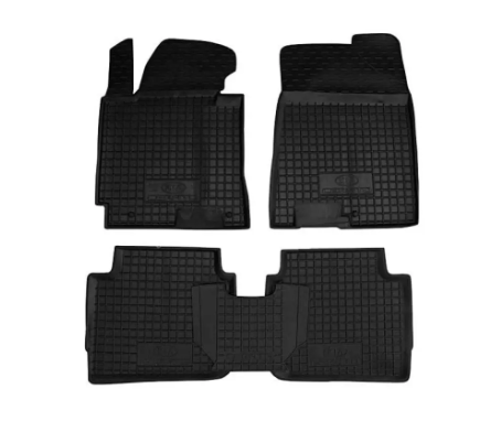 коврики салона Hyundai Elantra 2010-2015 MD, Kia Cerato III 2012-2018  борт 2,5см, с перемычкой