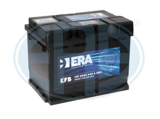Аккумулятор  ERA EFB , 60Ah , EN  640 , 242x175x190 (ДхШхВ) , правий "+" , 6СТ-60 АзЕ, START-STOP
