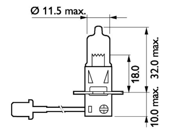 лампа H3 24V 70 W  PHILIPS 13336MDC1 - зображення 3