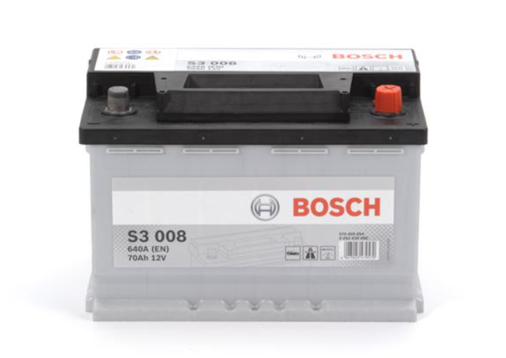 Акумулятор Bosch S3, 70Ah, En640, правий "+" 278x175x190 (ДхШхВ)