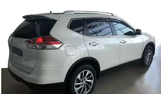 ветровик Nissan X-Trail (Т32) / Rogue 2021-> (скотч) HIC с Хром Молдингом Ni115-IJM - зображення 1