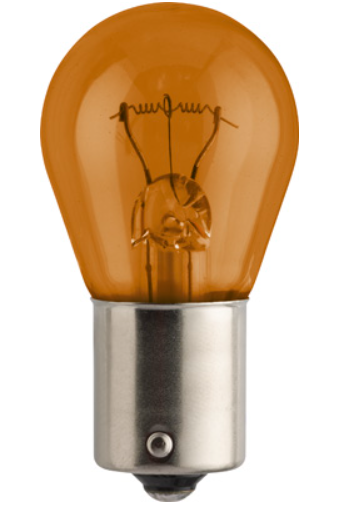 лампа A 12V PY21W BAU15s PHILIPS ORANGE смещ, цоколь