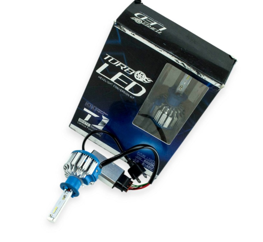 лампа LED H1 12V-24V  35W T1 6000K 3500L радиатор с вентилят.
