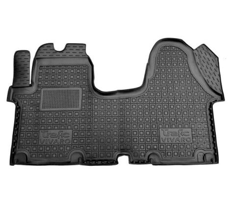 коврики салона Renault Trafic, Opel Vivaro, Nissan Primastar 2001-2014 цельний борт 2,5см, с перемыч 12063 - зображення 1