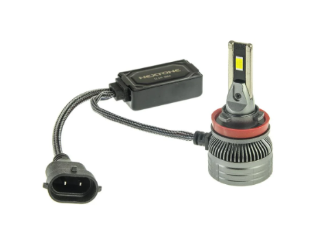 лампа LED H8/H9/H11/H16 12V-24V Nextone L8 65W 5500K 14000L радиатор + вентилятор + обманка Nextone LED L8 Н11 - зображення 1
