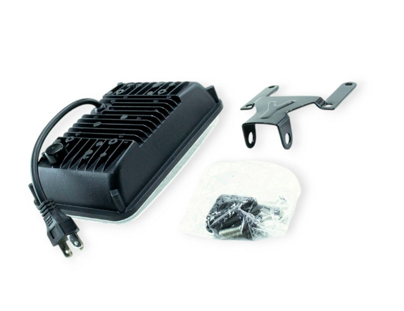 фара дополнительная LED  прямоуг. 170х105х50(Д/В/Ш) 45W 15 SMD дальний 01553 - зображення 2