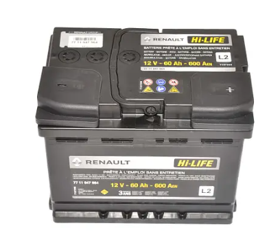Акумулятор L2 60AH 600A 12,3кг