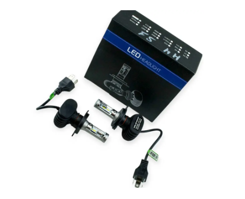 лампа LED H4 12V-24V S1 6500K 4000L 36W 360° радиатор OPL-S1-H4 - зображення 1