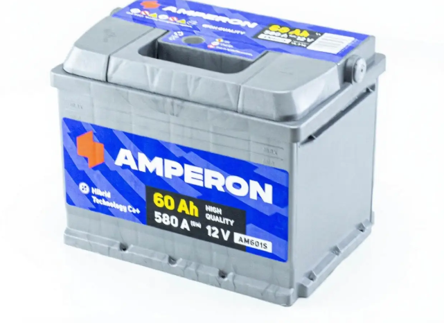 Аккумулятор AMPERON  60Ач 580А (L2) (0) прав +