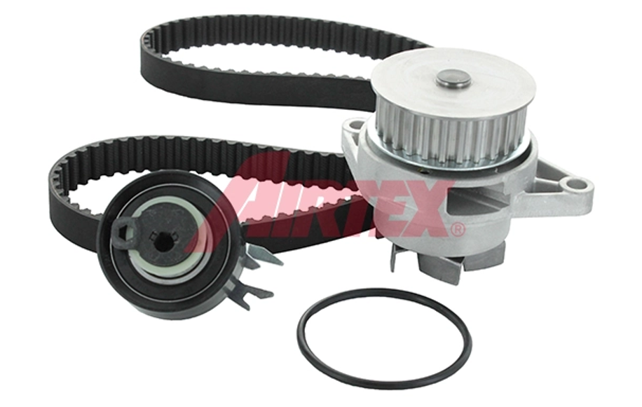 ремкомплект ГРМ (ремень+ролики+помпа) VW Caddy II, Golf III, Seat 1.4i <-04  (AIRTEX) WPK-153001 - зображення 1