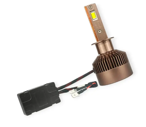 лампа LED H3 12V-24V 110W EUROTUN Z7 18000L 6500K CAN BUS радиатор с вентилят. ET-Z7-H3 - зображення 1