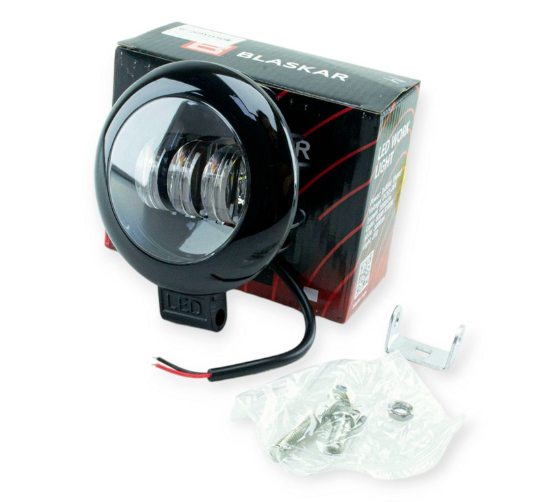 фара дополнительная LED  круглая 115х28 (Дм/Ш) 102W 6000K белый+желтый (выписывать кратно2)